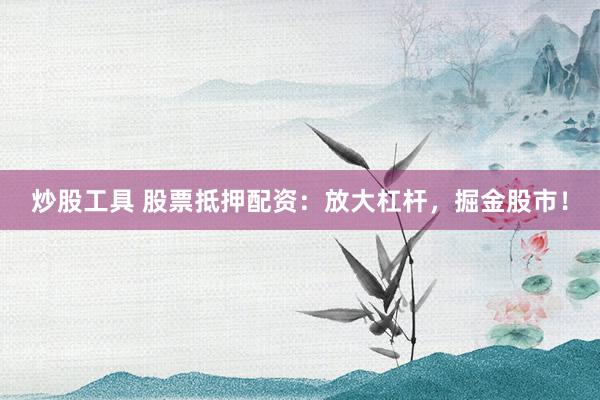 炒股工具 股票抵押配资：放大杠杆，掘金股市！